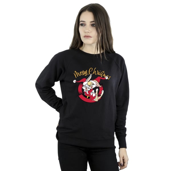 Looney Tunes Naisten Lola Hyvää joulua -collegepaita