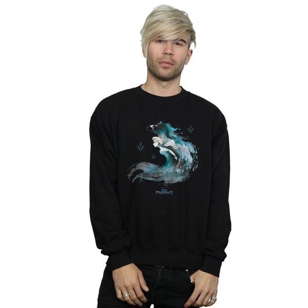 Disney Mens Frozen 2 Elsa With Nokk The Water Spirit Sweatshirt