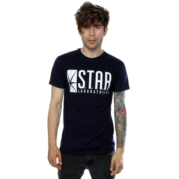 DC Comics Mens The Flash STAR Labs T-Shirt