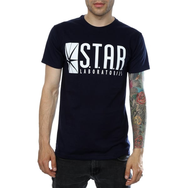 DC Comics Mens The Flash STAR Labs T-Shirt