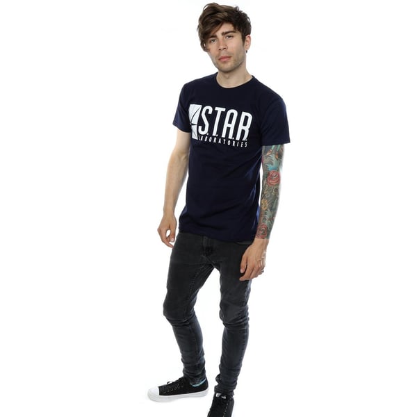 DC Comics Mens The Flash STAR Labs T-Shirt