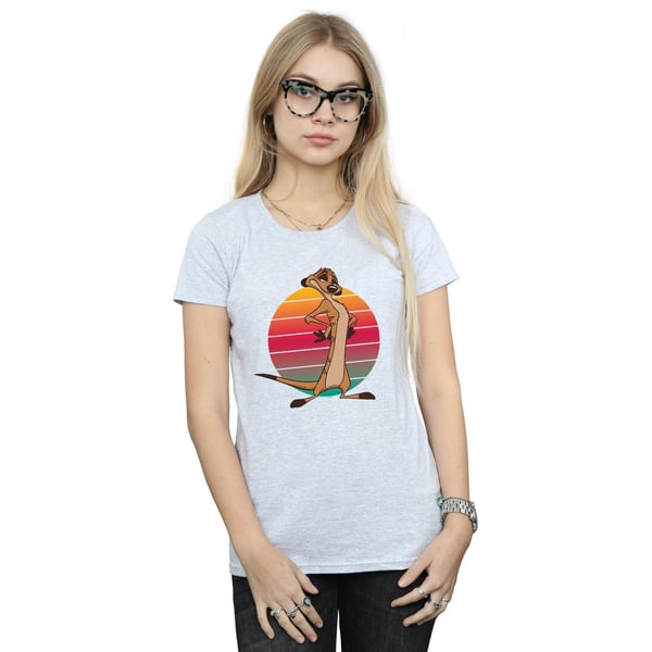 Disney Womens/Ladies The Lion King Timon Sunset Cotton T-Shirt