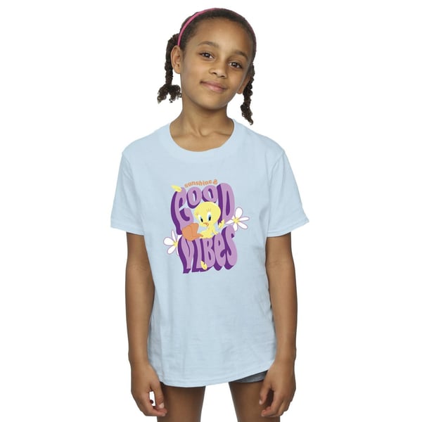 Looney Tunes Girls Tweeday Sunshine & Good Vibes Cotton T-Shirt