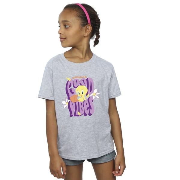Looney Tunes Girls Tweeday Sunshine & Good Vibes Cotton T-Shirt