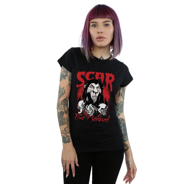 Disney Womens/Ladies The Lion King Scar Be Prepared Cotton T-Shirt
