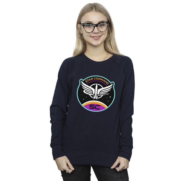 Disney Womens/Ladies Lightyear Star Command Circle Sweatshirt