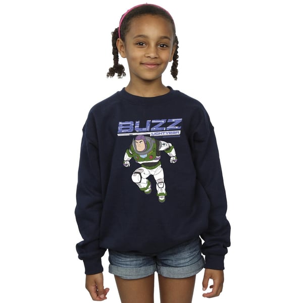 Disney Girls Lightyear Buzz Jump To Action Sweatshirt