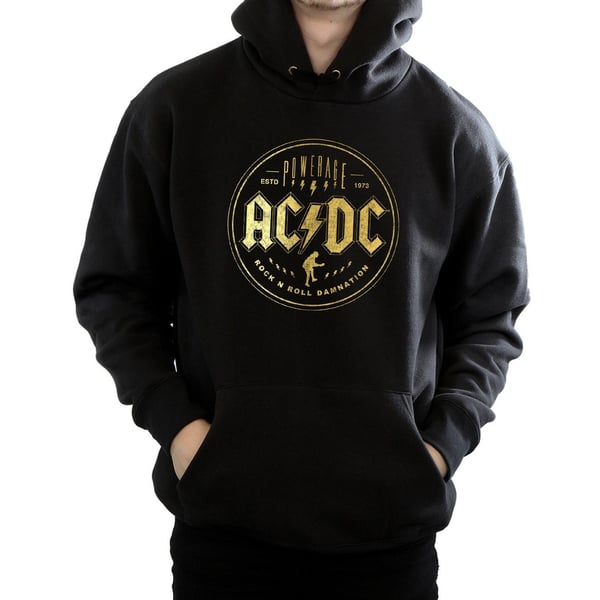 AC/DC Mens Rock N Roll Damnation Hoodie