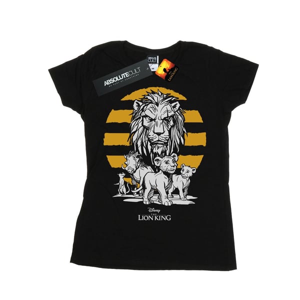 Disney Womens/Ladies The Lion King Movie Group Cotton T-Shirt