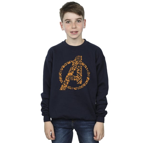 Marvel Boys Avengers Halloween Logo Sweatshirt