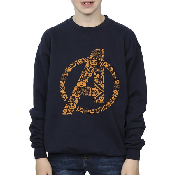 Marvel Boys Avengers Halloween Logo Sweatshirt