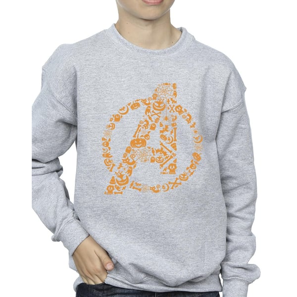 Marvel Boys Avengers Halloween Logo Sweatshirt