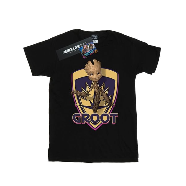 Marvel Womens/Ladies Guardians Of The Galaxy Groot Badge Cotton Boyfriend T-Shirt