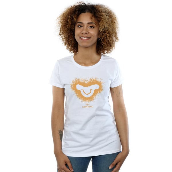 Disney Womens/Ladies The Lion King Movie Simba Baby Face Cotton T-Shirt