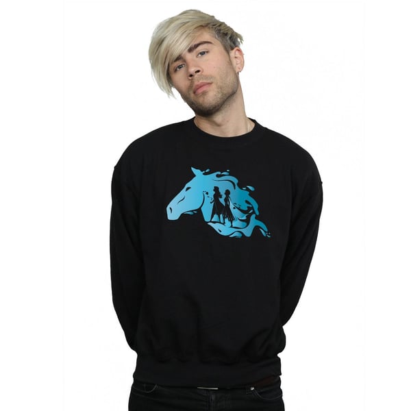 Disney Mens Frozen 2 Nokk Silhouette Sweatshirt