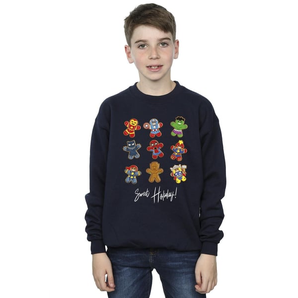 Marvel Boys Gingerbread Avengers Sweatshirt