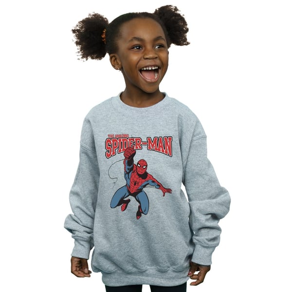 Marvel Girls Spider-Man Leap Sweatshirt