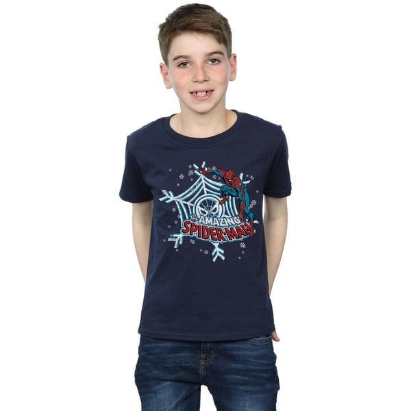 Marvel Boys Spider-Man Christmas T-Shirt