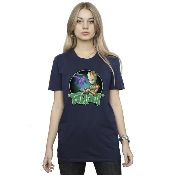 Marvel Womens/Ladies Guardians Of The Galaxy Groot Gaming Ring Cotton Boyfriend T-Shirt