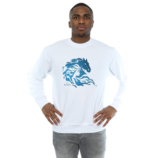 Disney Mens Frozen 2 Nokk Silhouette Sweatshirt
