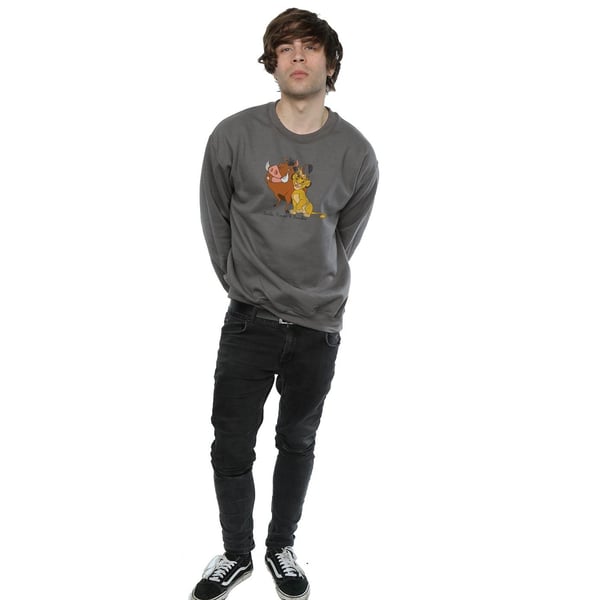 Disney Mens Classic Simba, Timon And Pumbaa Sweatshirt