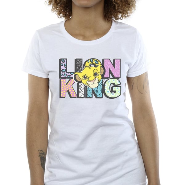 Disney Womens/Ladies The Lion King Pattern Logo Cotton T-Shirt
