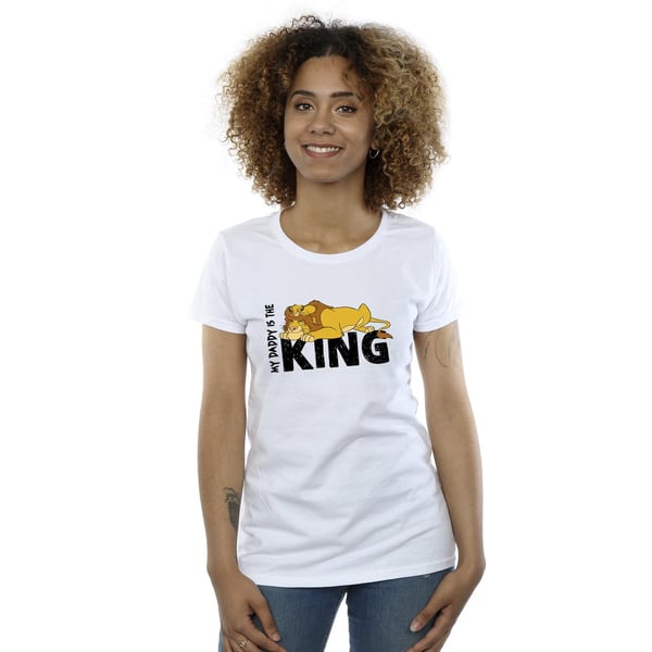 Disney Womens/Ladies The Lion King Daddy Is King Cotton T-Shirt