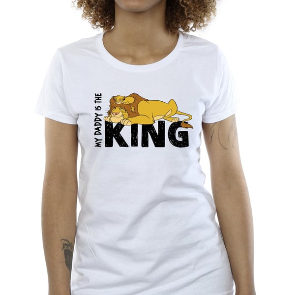 Disney Womens/Ladies The Lion King Daddy Is King Cotton T-Shirt