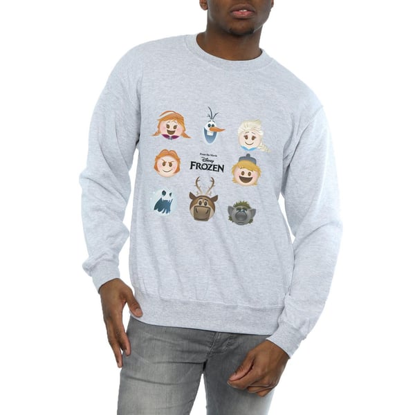 Disney Mens Frozen Heads Sweatshirt