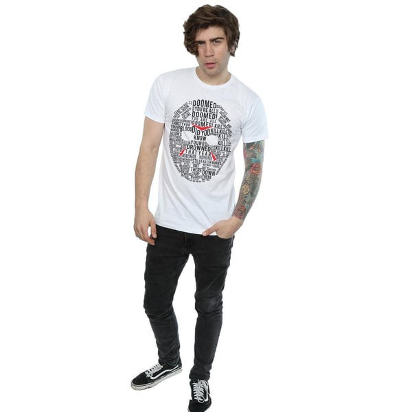 Friday 13th Mens Jason Text Mask T-Shirt