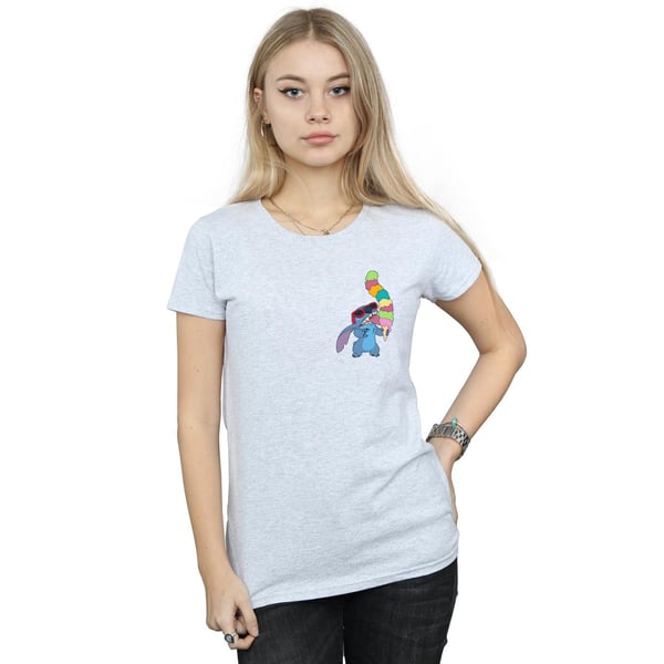Disney Womens/Ladies Lilo And Stitch Ice Cream Cotton T-Shirt
