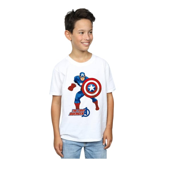 Marvel Boys Captain America The First Avenger T-Shirt