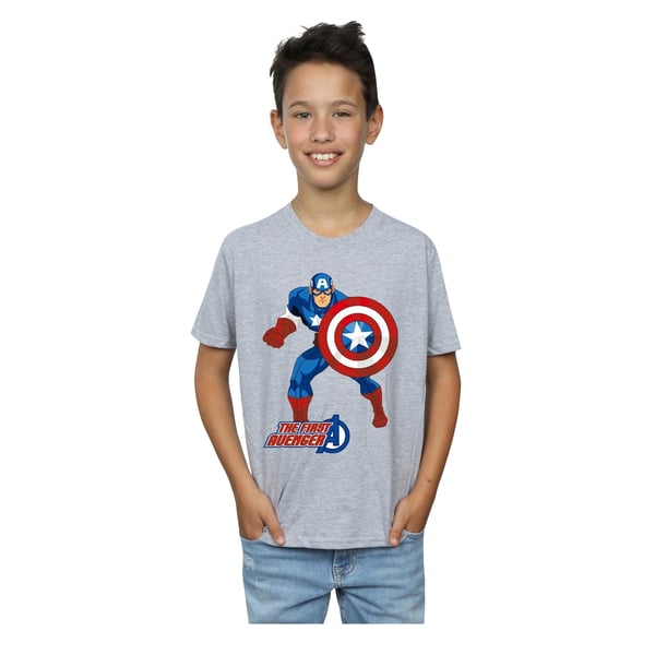 Marvel Boys Captain America The First Avenger T-Shirt