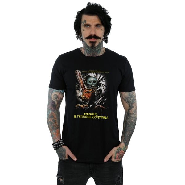 Friday The 13th Mens Italian Movie Poster T-Shirt