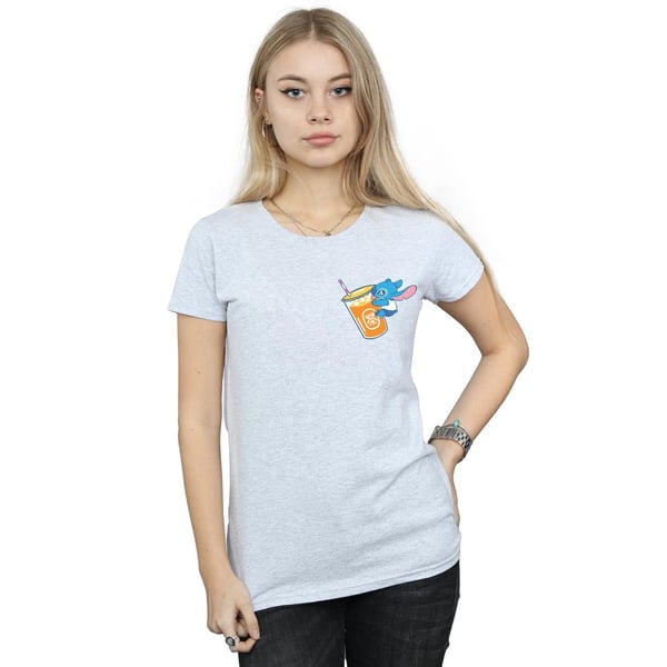 Disney Womens/Ladies Lilo And Stitch Drink Cotton T-Shirt