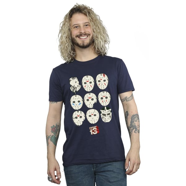 Friday The 13th Mens Jason Masks T-Shirt
