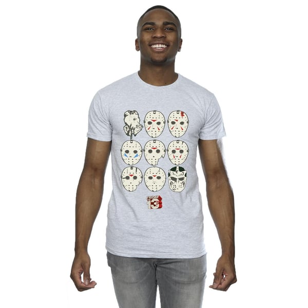 Friday The 13th Mens Jason Masks T-Shirt