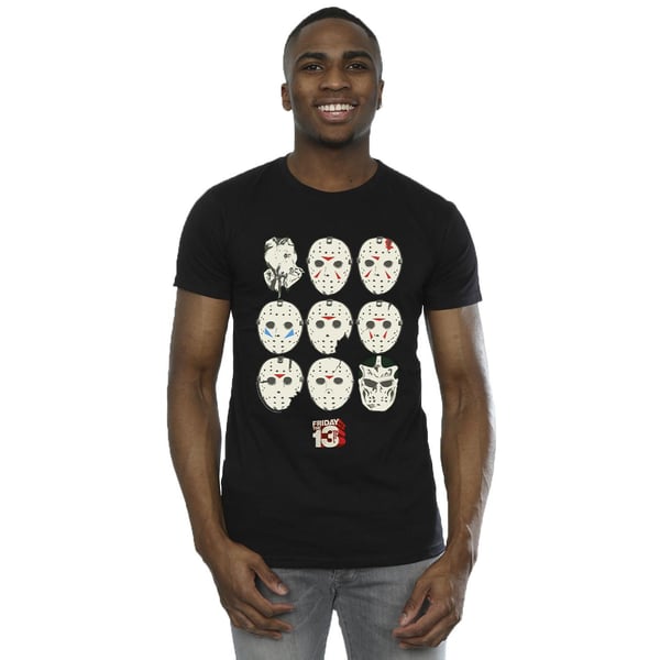 Friday The 13th Mens Jason Masks T-Shirt