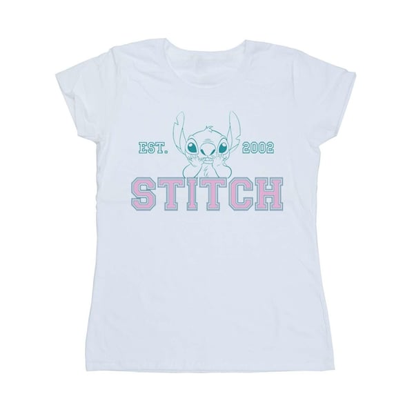 Disney Naisten Lilo ja Stitch Collegial Pastel Puuvilla T-paita