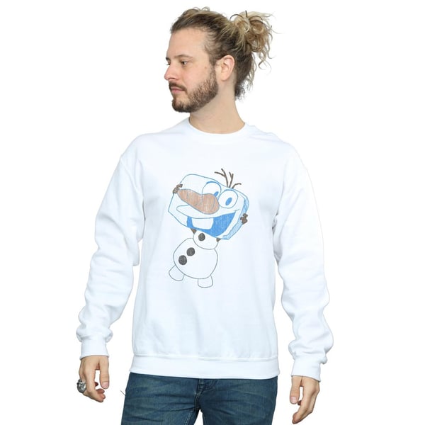 Disney Mens Frozen Olaf Ice Cube Sweatshirt