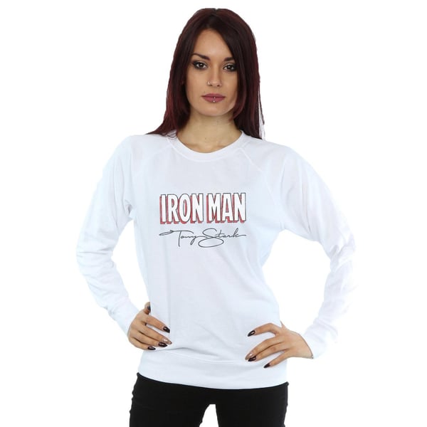 Marvel Womens/Ladies Iron Man AKA Tony Stark Sweatshirt