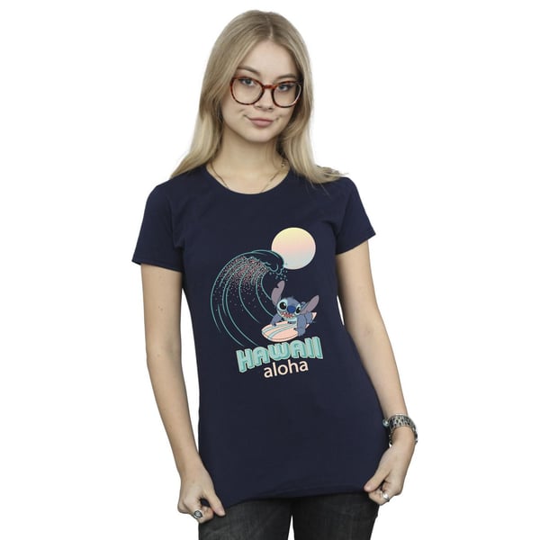 Disney Womens/Ladies Lilo And Stitch Hawaii Cotton T-Shirt