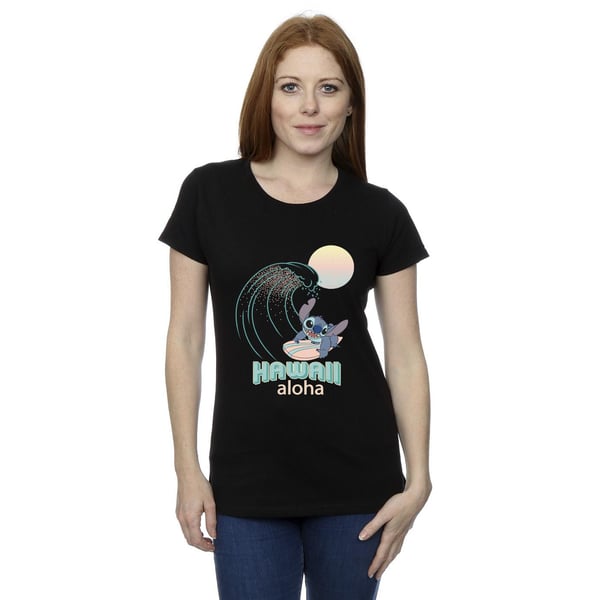Disney Womens/Ladies Lilo And Stitch Hawaii Cotton T-Shirt