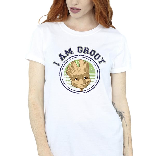 Guardians Of The Galaxy Womens/Ladies Groot Varsity Cotton Boyfriend T-Shirt