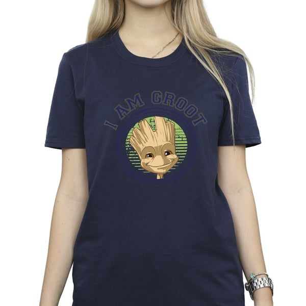 Guardians Of The Galaxy Womens/Ladies Groot Varsity Cotton Boyfriend T-Shirt