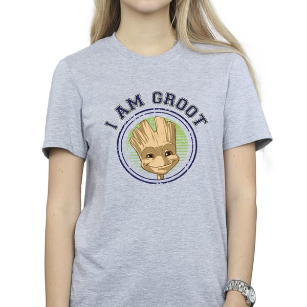 Guardians Of The Galaxy Womens/Ladies Groot Varsity Cotton Boyfriend T-Shirt