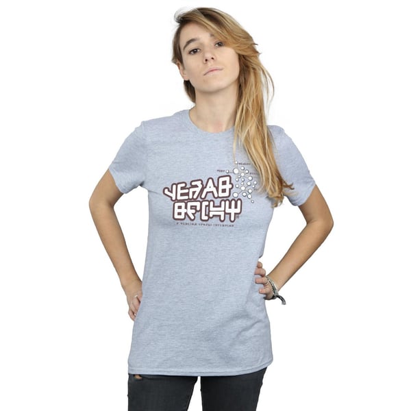 Marvel Womens/Ladies Guardians Of The Galaxy Star Lord Text Cotton Boyfriend T-Shirt