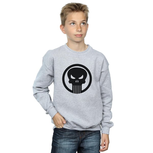 Marvel Boys The Punisher Skull Circle Sweatshirt