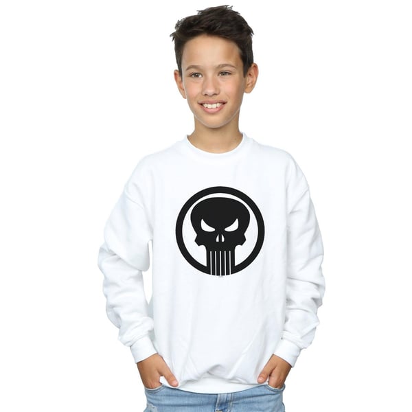 Marvel Boys The Punisher Skull Circle Sweatshirt
