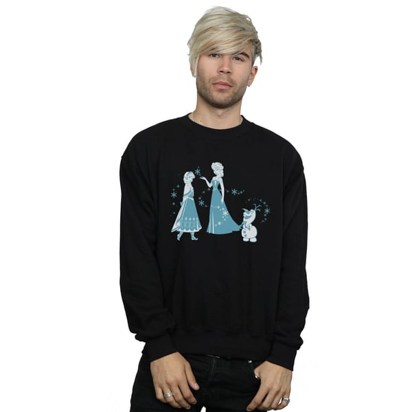 Disney Mens Frozen Magic Snowflakes Sweatshirt